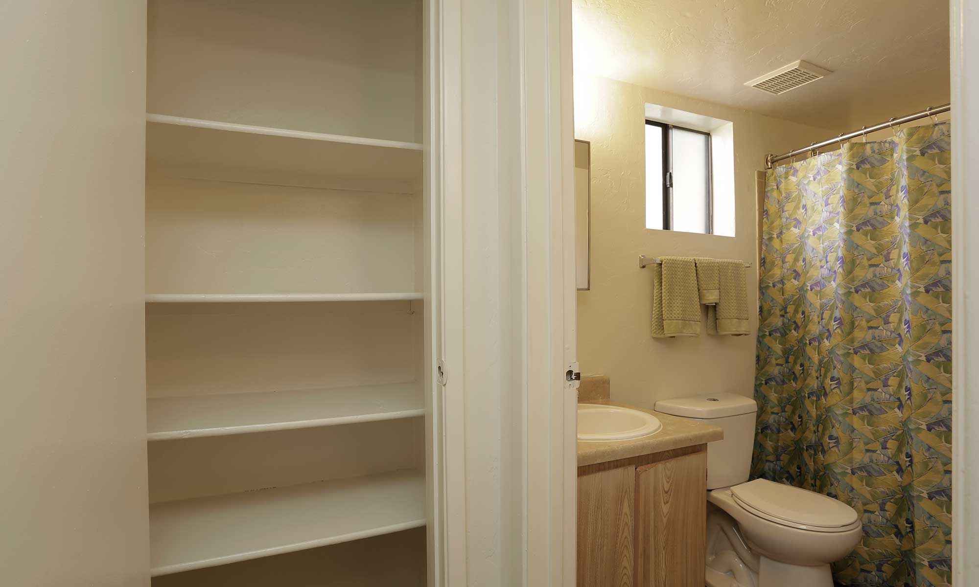 interior bathroom closet