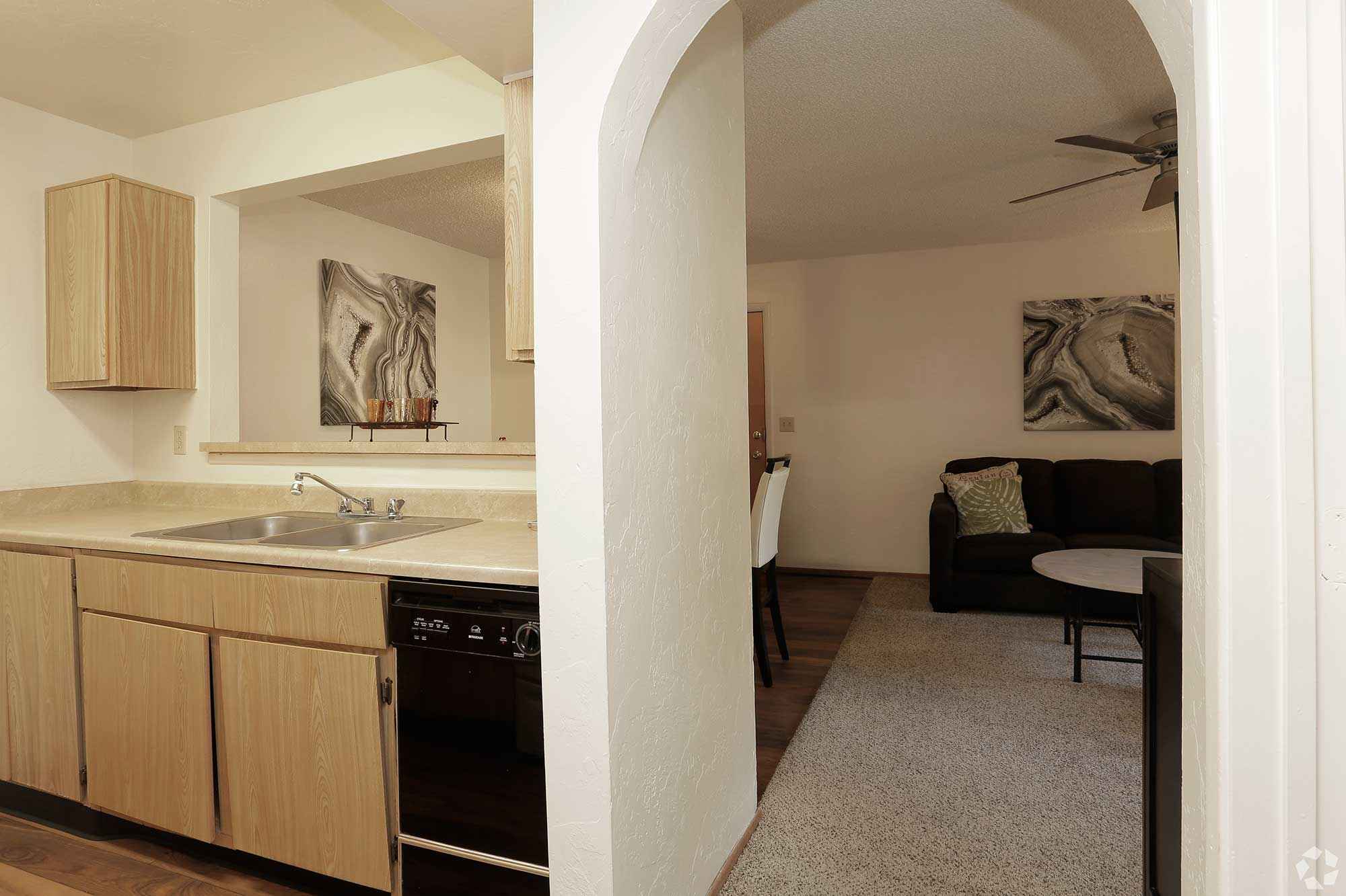 interior kitchen hallway